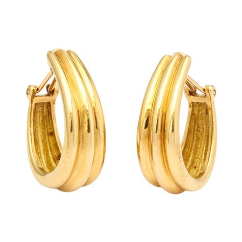 hermes earrings hoop replica|authentic hermes earrings.